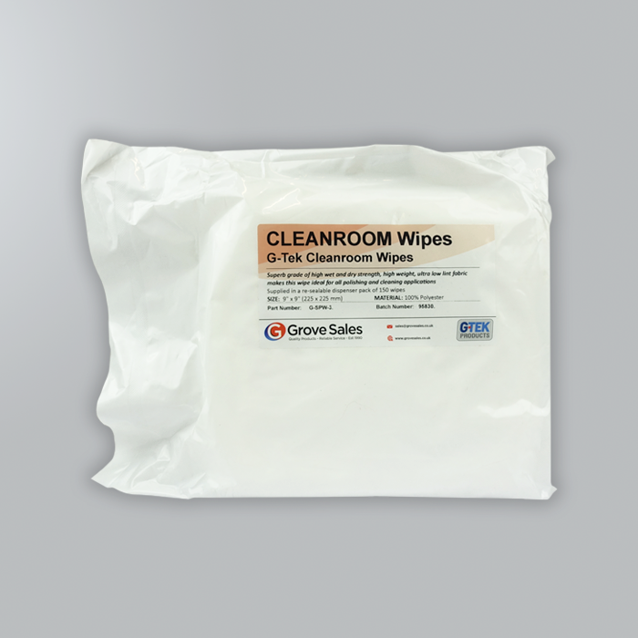 G-TEK CLEANROOM POLY WIPES - 225 x 225mm - 100 Wipes G-TEK CLEANROOM POLY WIPES - 225 x 225mm - 100 Wipes